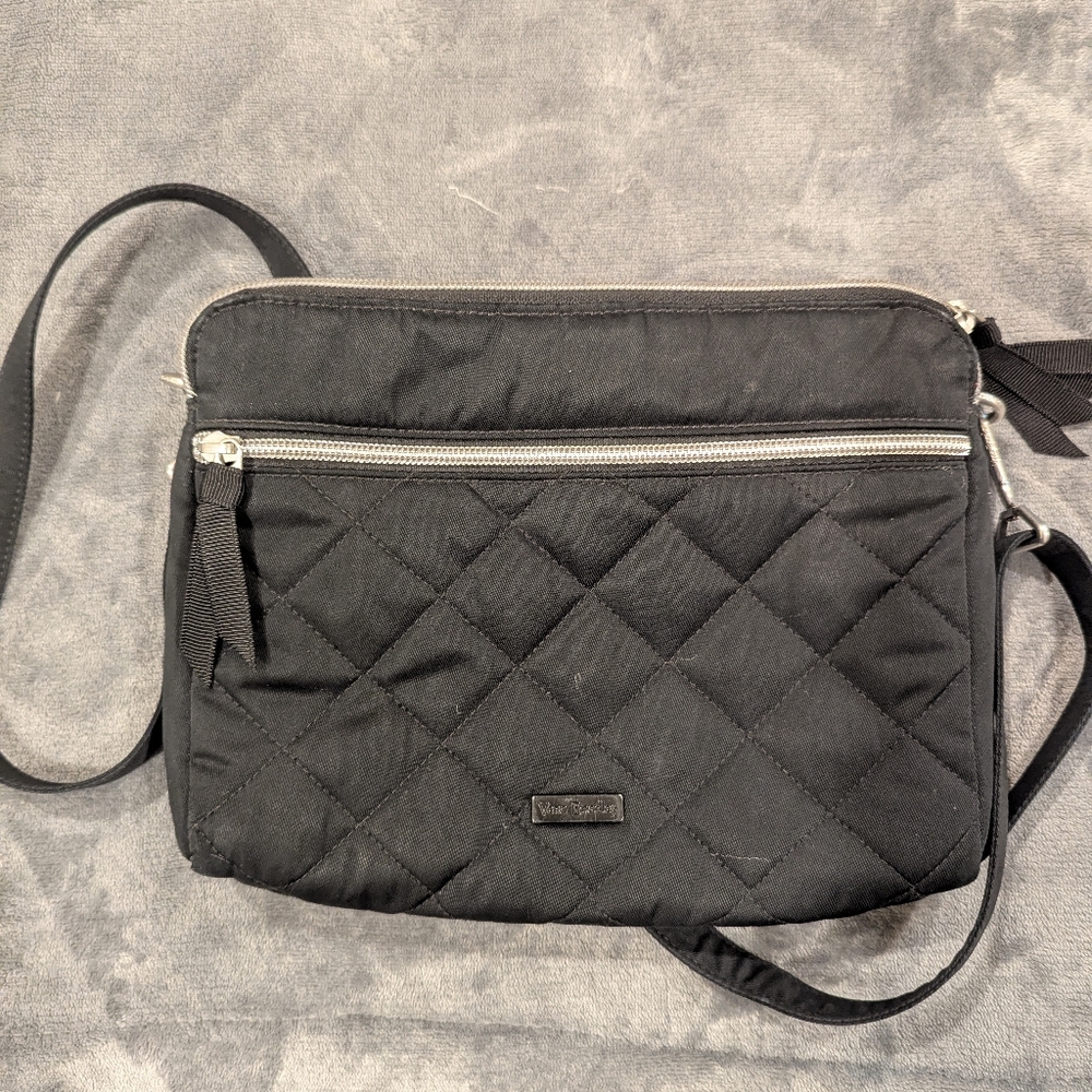 vera bradley black crossbody bag